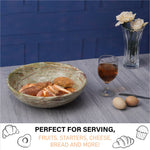 Handcrafted Marble Fruit Bowl - 12 Inches