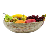 Handcrafted Marble Fruit Bowl - 12 Inches