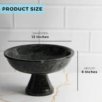 Marble Fruit Bowl Stand 12 Inches