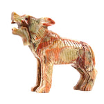 Marble Handcrafted  Wolf-8 inch Decorative Piece