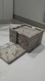 Marble Star Coaster Plates Set