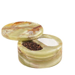 Marble Salt and Pepper Bowl (with 2 compartments)