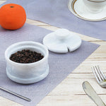 Marble Salt Cellar With Spoon