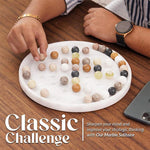 10 Inches Marble Peg Solitaire Set