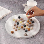 10 Inches Marble Peg Solitaire Set