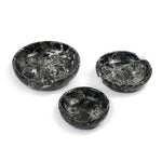 Set Of 3 Marble Round bowl