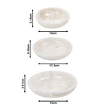 Set Of 3 Marble Round bowl