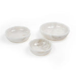Set Of 3 Marble Round bowl