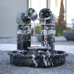 twin-pour-marble-fountain black color