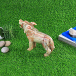 Marble Handcrafted  Wolf-8 inch Decorative Piece