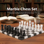 12 Inches Black & White Borderless Chess Set