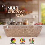 Marble Dough Bowl 10" Inches