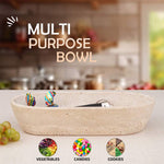 Marble Dough Bowl 10" Inches