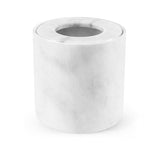 Marble Round Trash Can with Cap