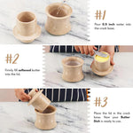 Marble Lady Butter Keeper