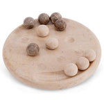 Marble Tic Tac Toe Board Game 6" Inches