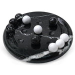 Marble Tic Tac Toe Board Game 6" Inches