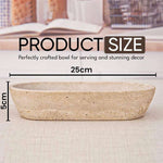 Marble Dough Bowl 10" Inches