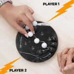 Marble Tic Tac Toe Board Game 6" Inches