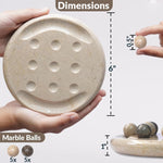 6 Inches Marble Mini Tic Tac Toe Set