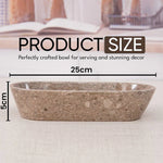 Marble Dough Bowl 10" Inches