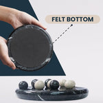 6 Inches Marble Mini Tic Tac Toe Set