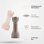 15" Chess Set - Oceanic & Verona