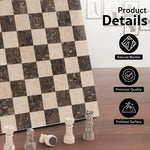 10 Inches Oceanic & Verona Borderless Chess Set