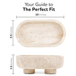 Marble Oval Bowl