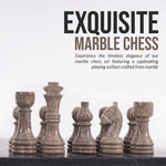 12" Chess Set Black & Oceanic