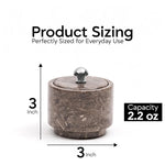 Salt Cellar with Stainless Steel Knob