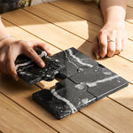 Marble Puzzle Shape Coasters (Set of 4)