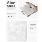 Marble Puzzle Shape Coasters (Set of 4)