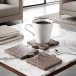 Marble Puzzle Shape Coasters (Set of 4)