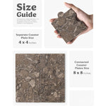 Marble Puzzle Shape Coasters (Set of 4)
