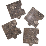 Marble Puzzle Shape Coasters (Set of 4)