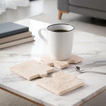 Marble Puzzle Shape Coasters (Set of 4)