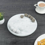 10 Inches Tic Tac Toe - White & Oceanic