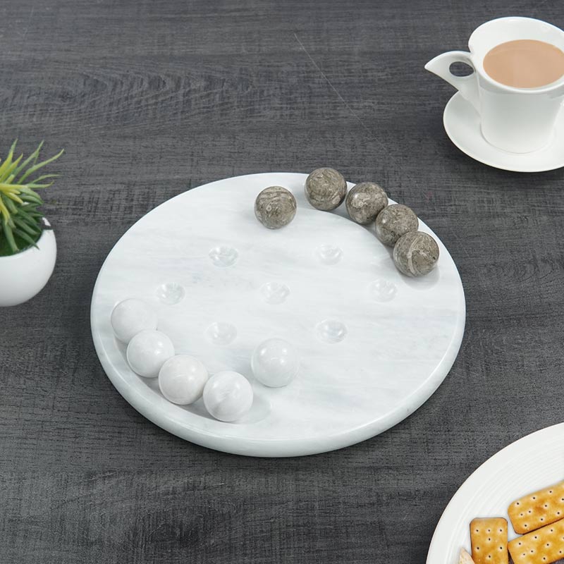 10 Inches Tic Tac Toe - White & Oceanic