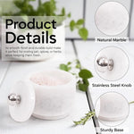 Salt Cellar with Stainless Steel Knob