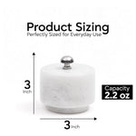 Salt Cellar with Stainless Steel Knob