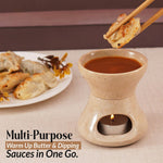 Marble Butter Warmer For Melting Chocolate & Seafood For Parties