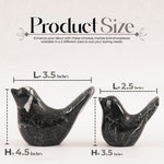 Marble Love Birds Black 3" Inches