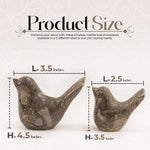 Marble Love Birds Black 3" Inches