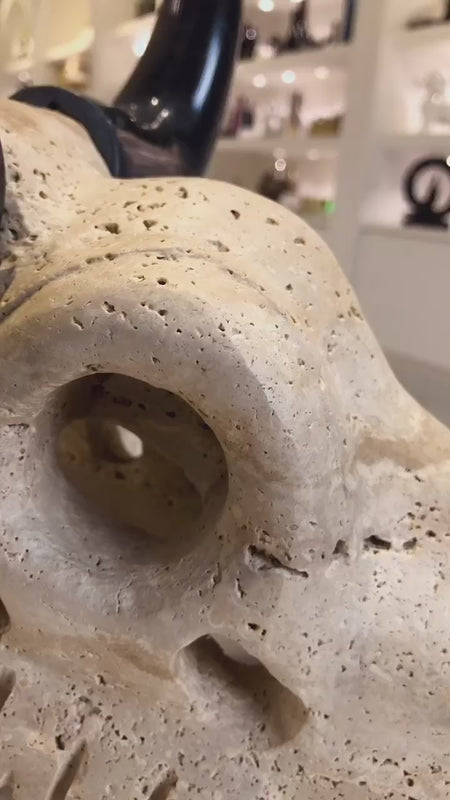 bull-marble-sculpture-travertine-video