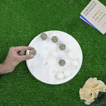 10 Inches Tic Tac Toe - White & Oceanic