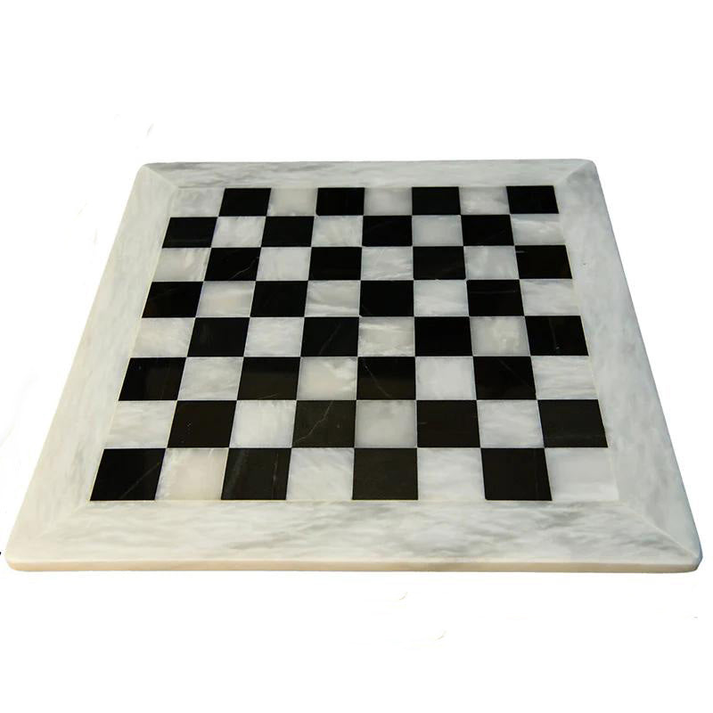 Natural marble chess board 12 Inch